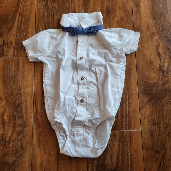 Baby boy bundle 18 months Oshkosh Plaid Shortalls Carters Suspender shorts top - Picture 8 of 11